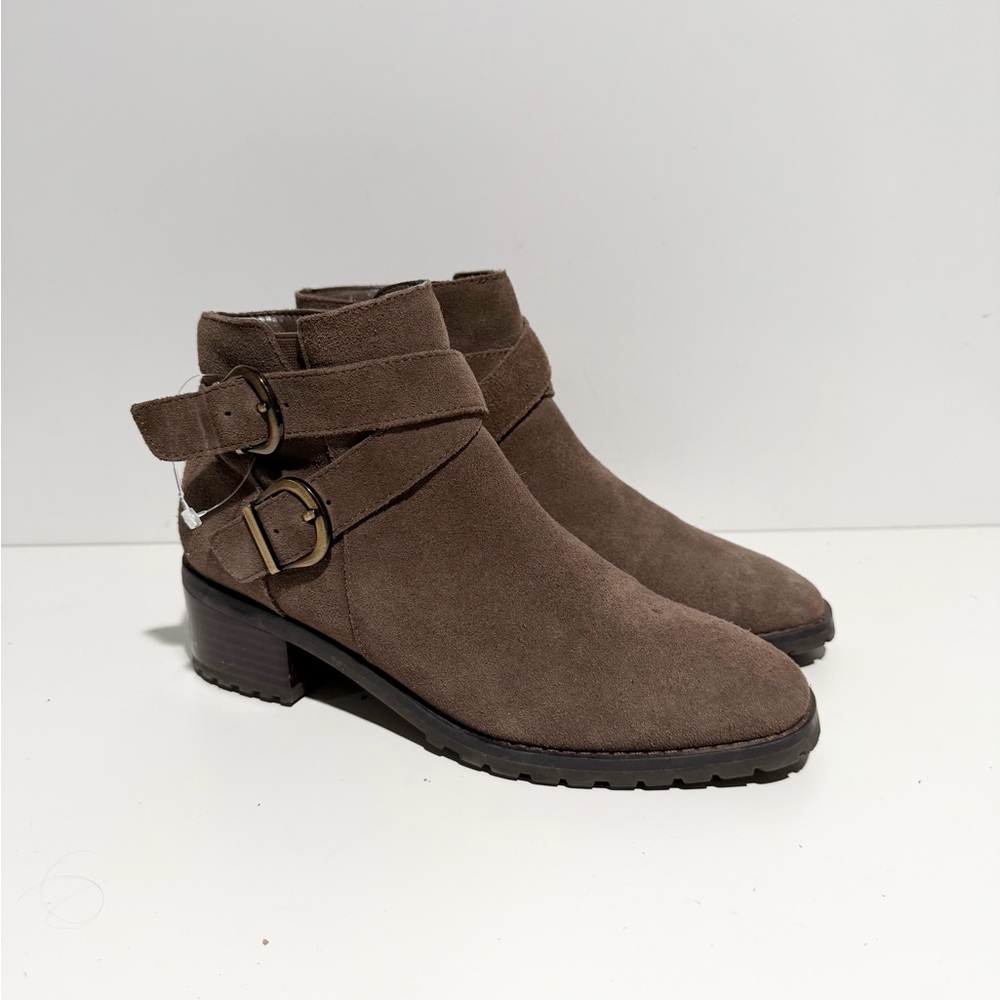Aqua College‎ Leather Suede Waterproof Ankle Booties